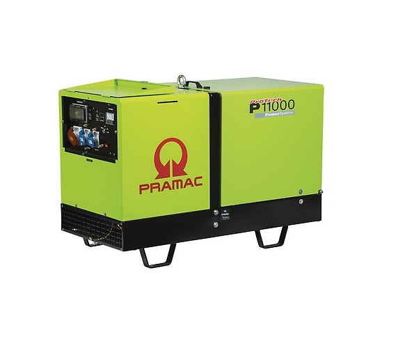 Pramac P11000 Electric Start 3 Phase Diesel Silenced Generator 8.5kw